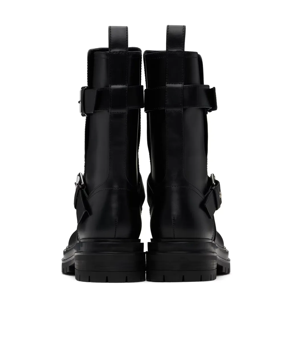 Gianvito Rossi Montey Round-Toe Ankle Boots