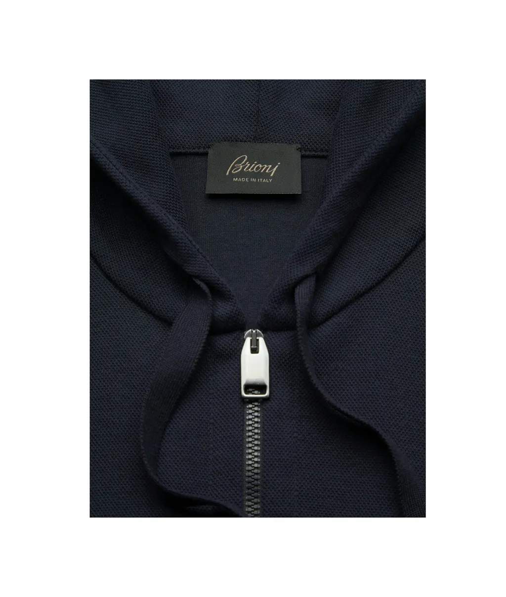 Brioni Essential Full-Zip Hooded Blouson
