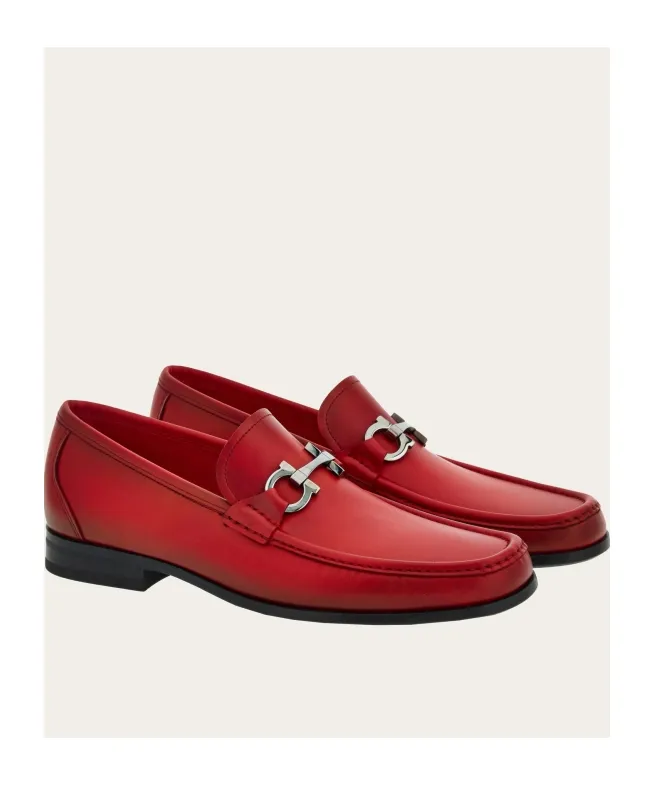 Gancini Buttoned Loafers