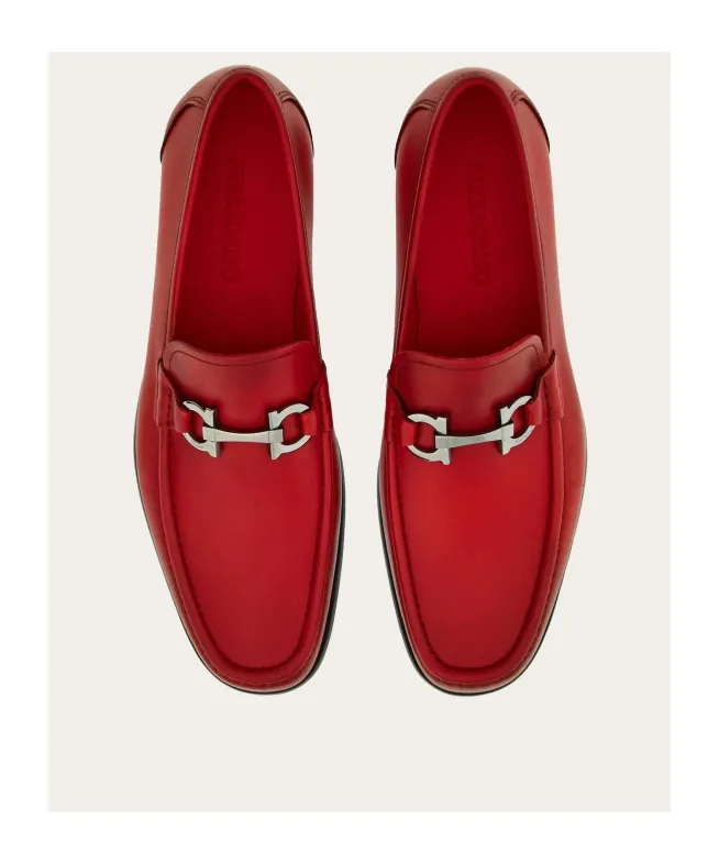 Gancini Buttoned Loafers