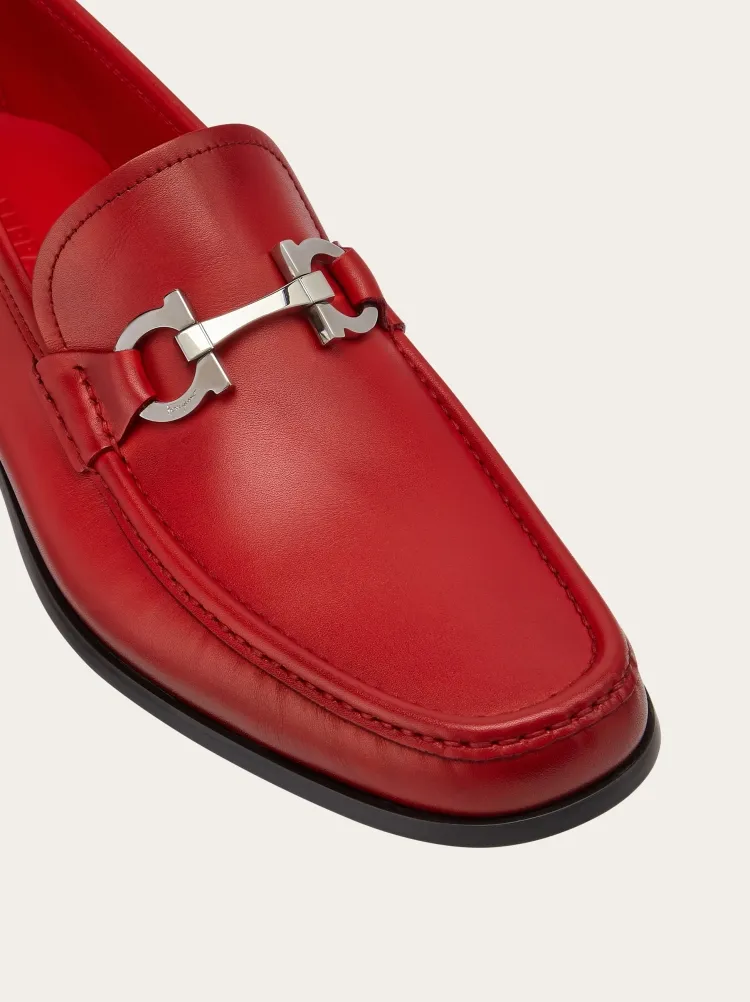 Gancini Buttoned Loafers