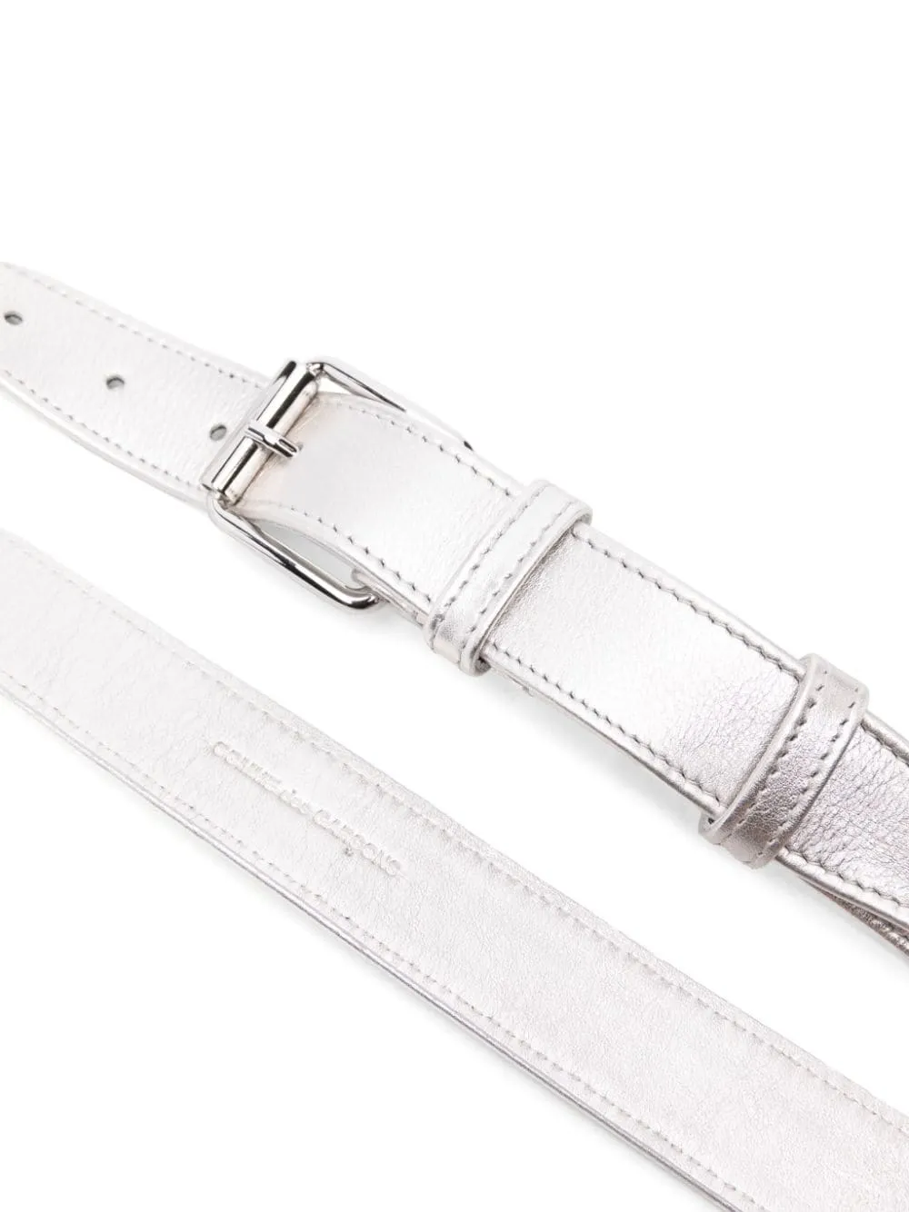 Metallic Leather Belt