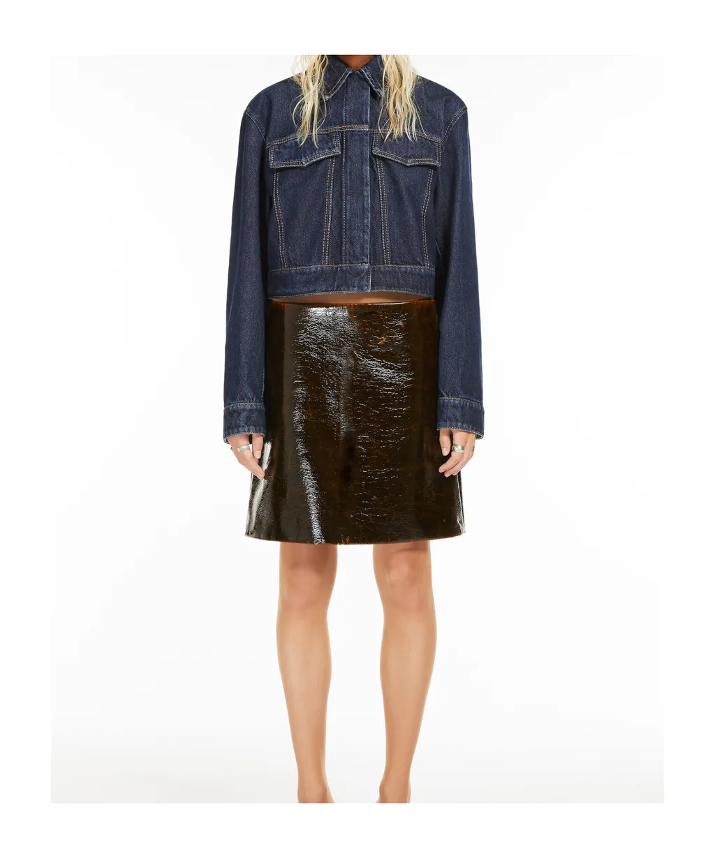 Sportmax Bormio Cropped Denim Jacket