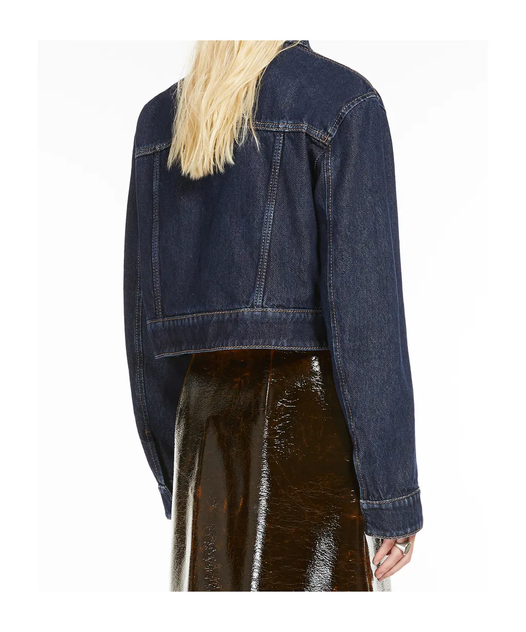 Sportmax Bormio Cropped Denim Jacket