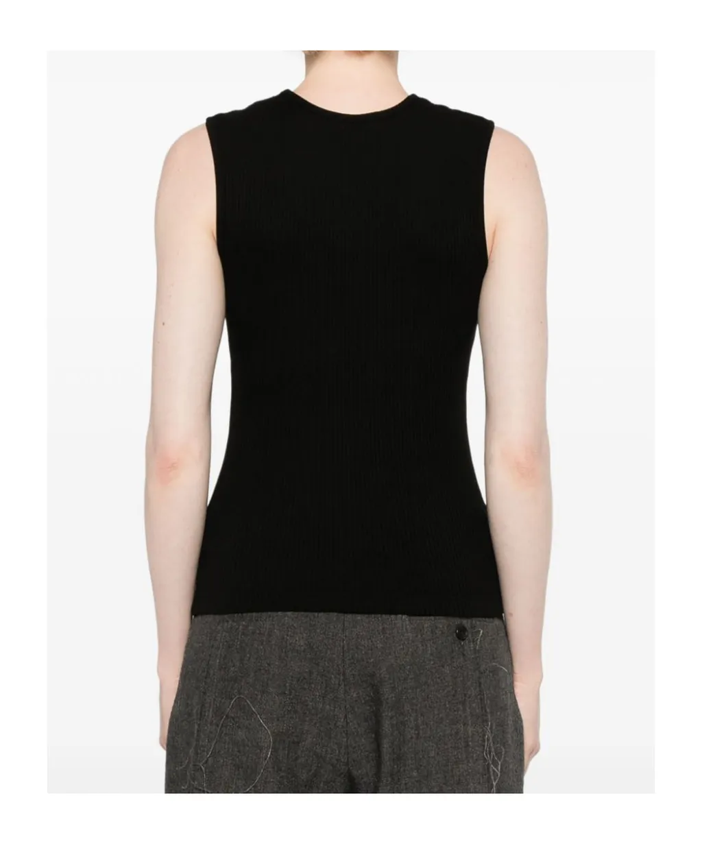 Agolde Binx Sleeveless Ribbed Tank Top