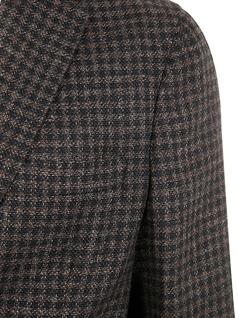 Zegna Checked Single Breasted Jacket