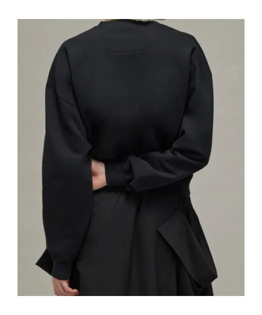 Y-3 Brushed Terry Boxy Crewneck Sweatshirt