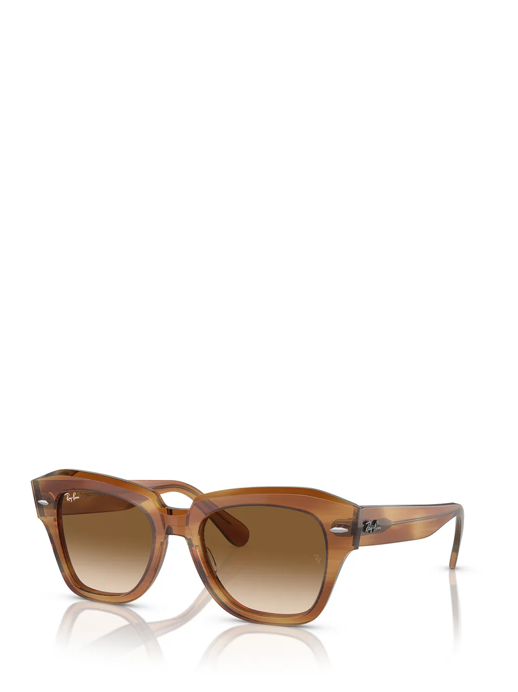State Street Square-Frame Sunglasses