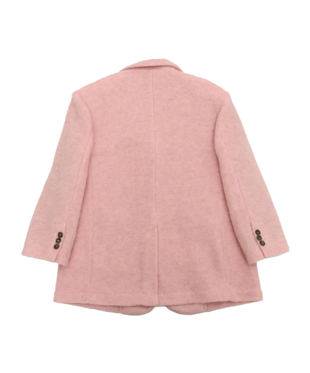 Douuod Kids Textured Finish Single Breasted Jacket