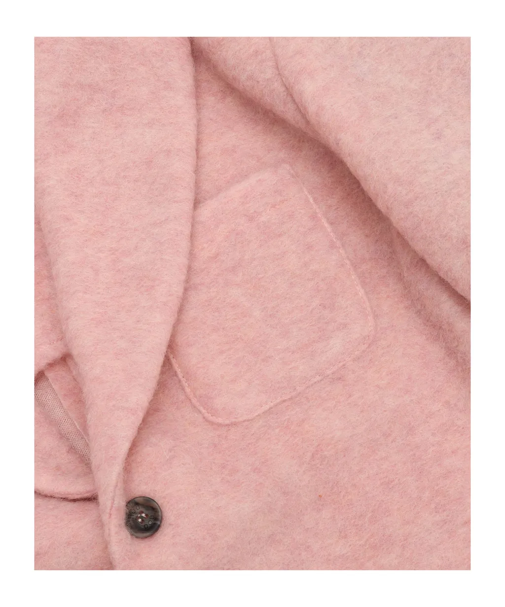 Douuod Kids Textured Finish Single Breasted Jacket