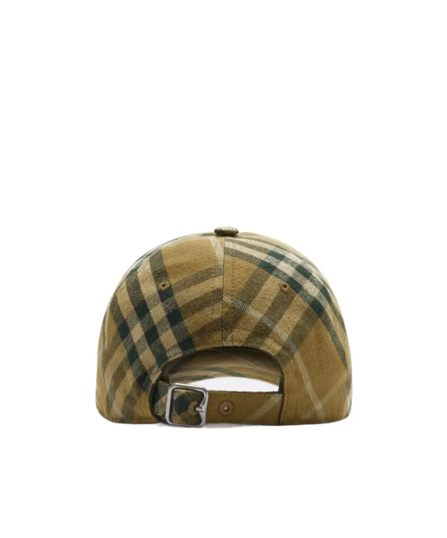 Burberry Check Printed Baseball Cap