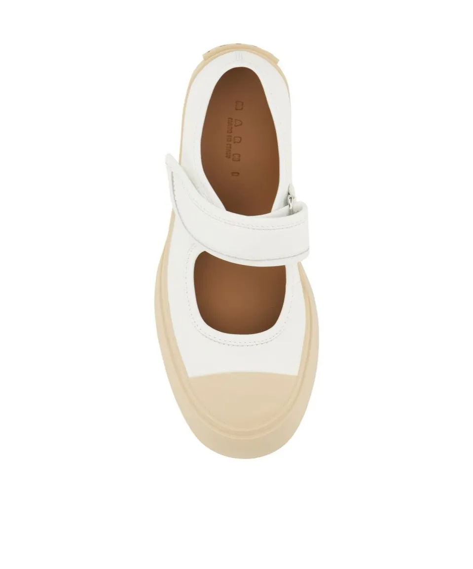 Marni Mary Jane Round-Toe Sneakers