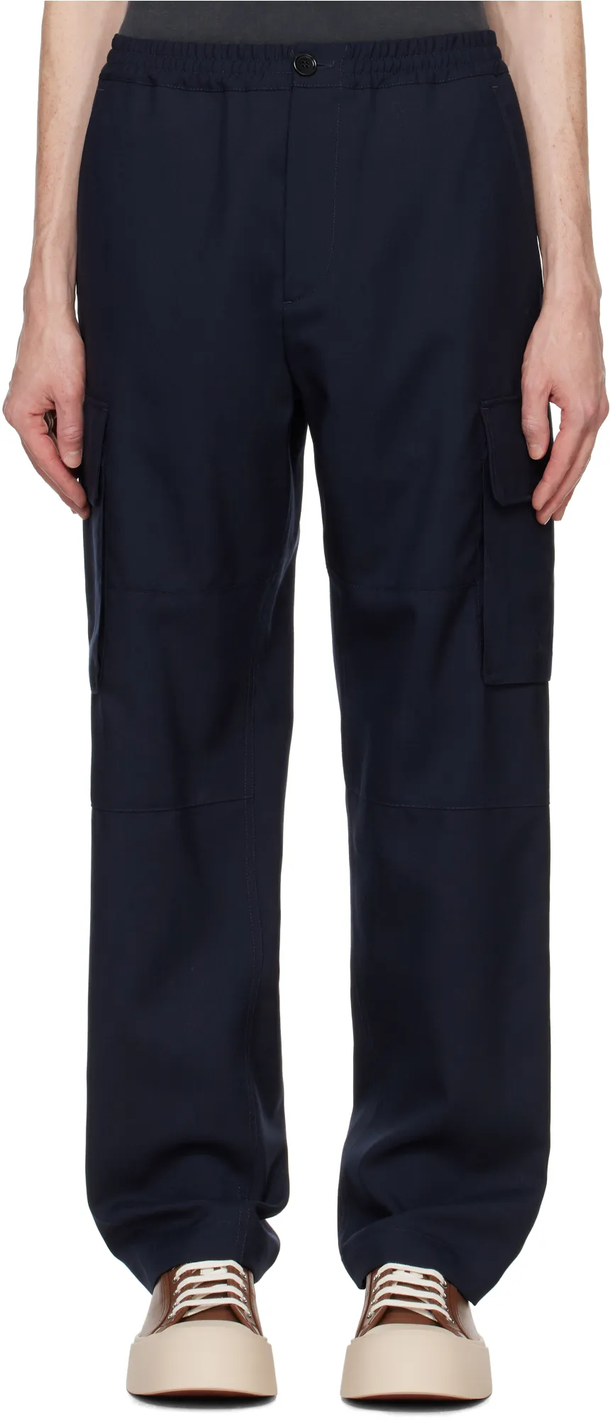 Marni Mid-Rise Straight-Leg Pants