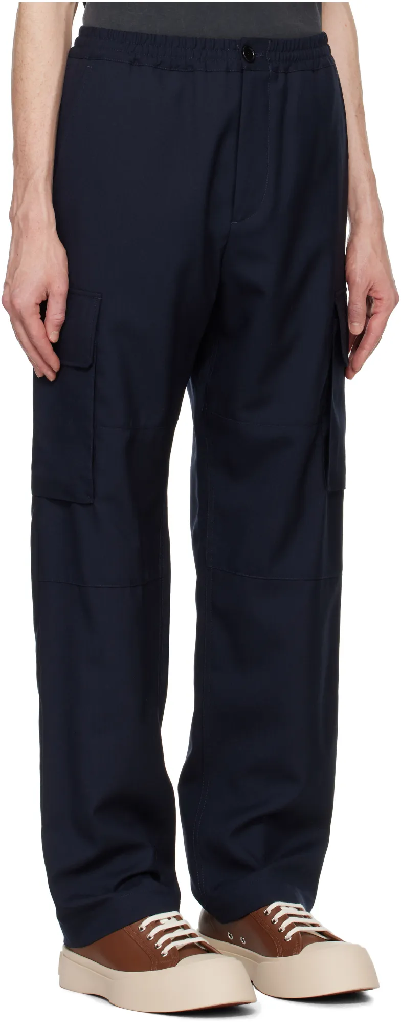 Marni Mid-Rise Straight-Leg Pants
