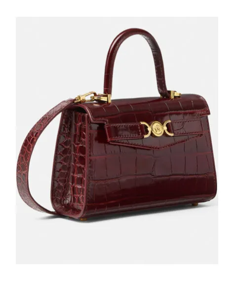 Versace Medusa 95 Embossed Small Handbag