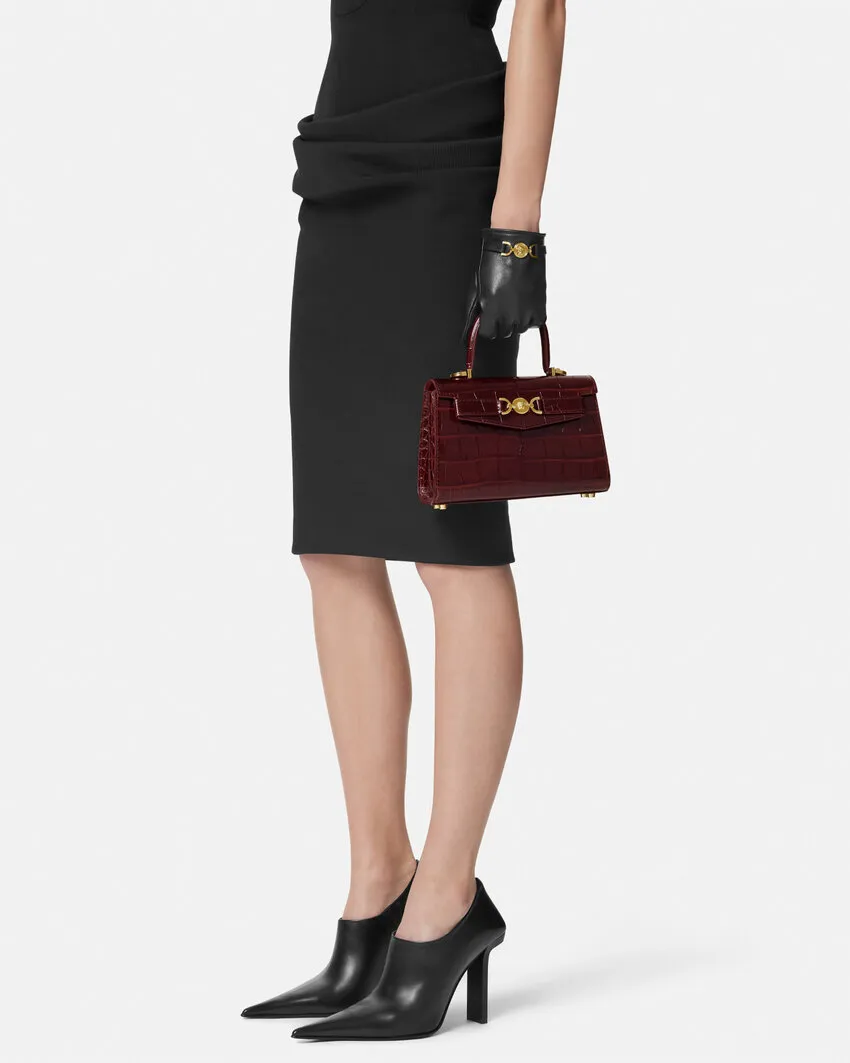 Versace Medusa 95 Embossed Small Handbag