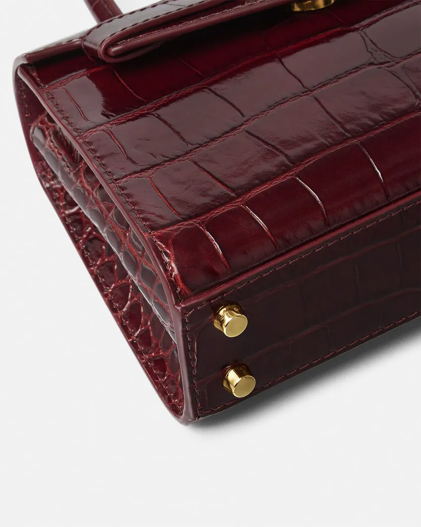 Versace Medusa 95 Embossed Small Handbag