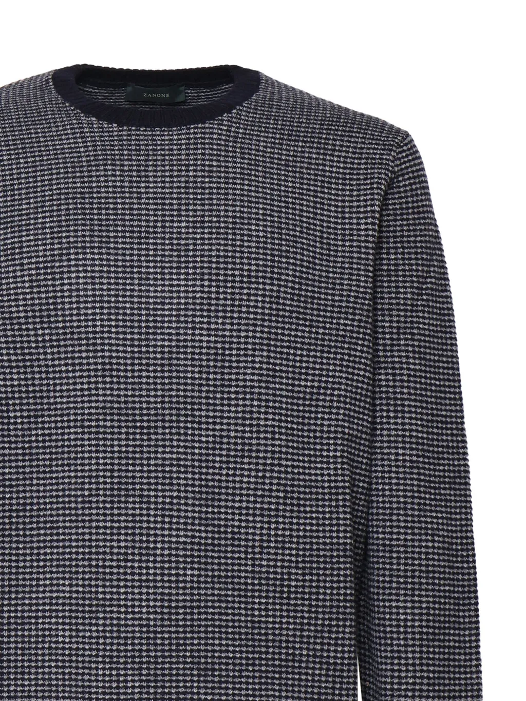 Zanone Textured Crew Neck Sweater