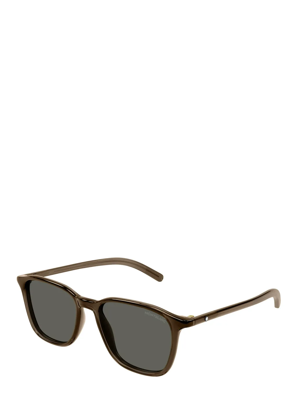 Translucent Rectangle-Frame Sunglasses