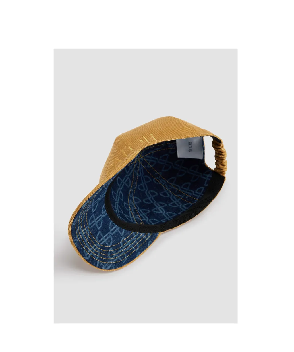 Logo-Embroidered Corduroy Cap