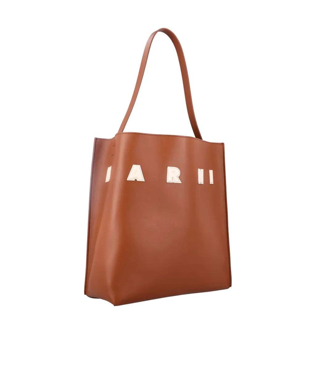 Marni Museo Logo Patch Tote Bag