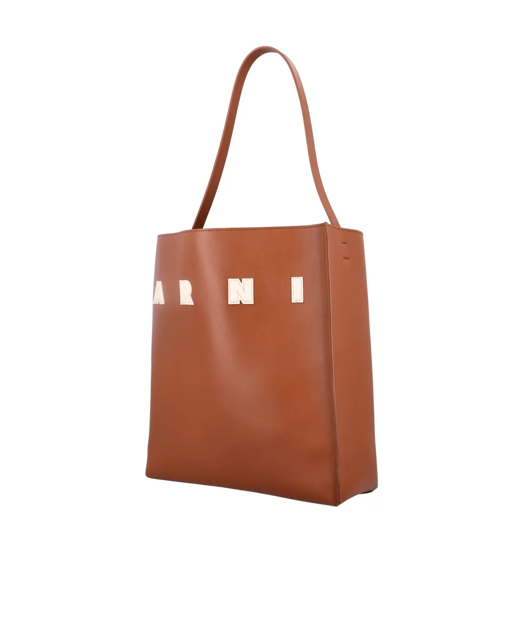 Marni Museo Logo Patch Tote Bag