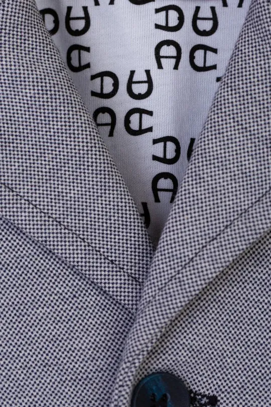 Logo-Embroidered Blazer