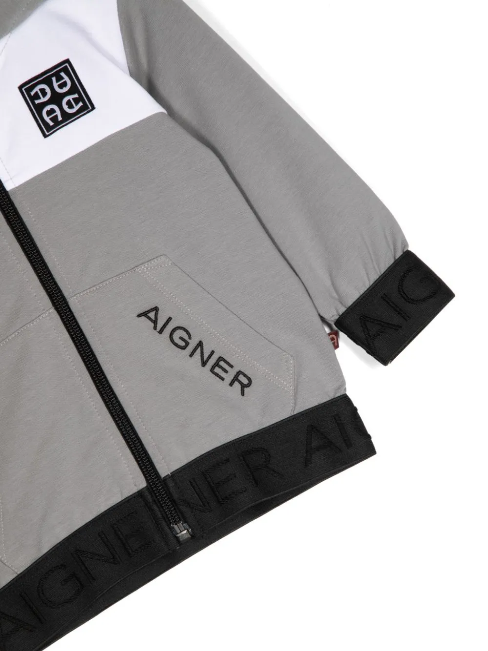 Logo-Embroidered Hooded Jacket