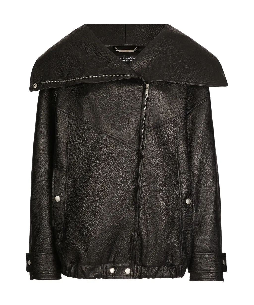 Dolce & Gabbana Oversized Biker Jacket