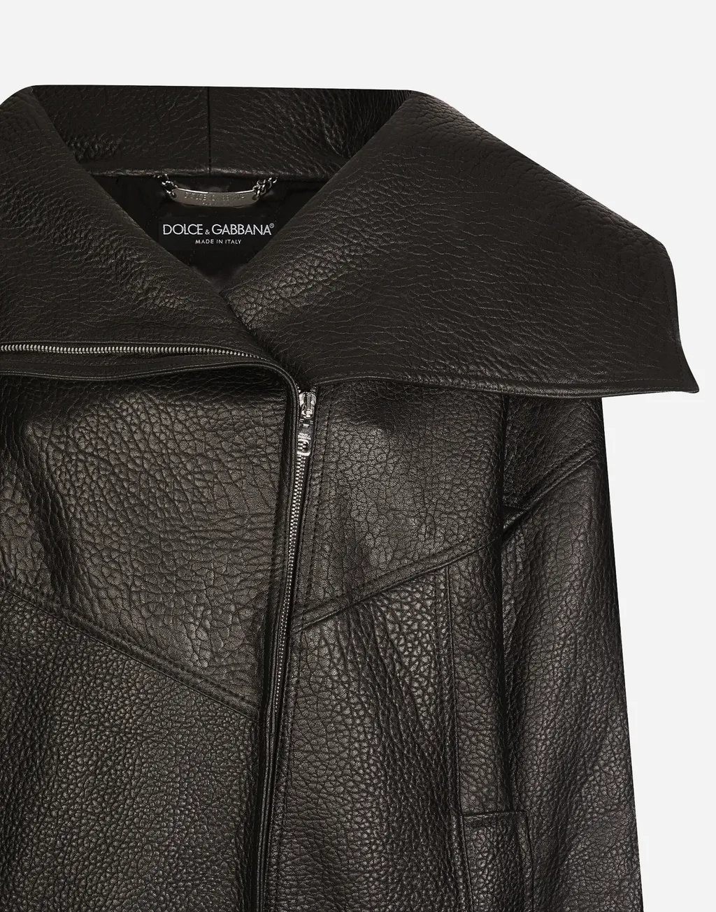 Dolce & Gabbana Oversized Biker Jacket