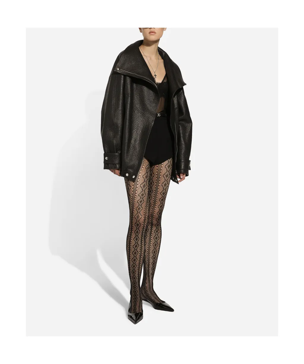 Dolce & Gabbana Oversized Biker Jacket