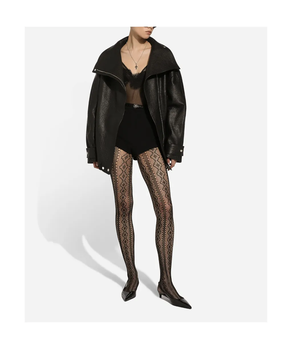 Dolce & Gabbana Oversized Biker Jacket