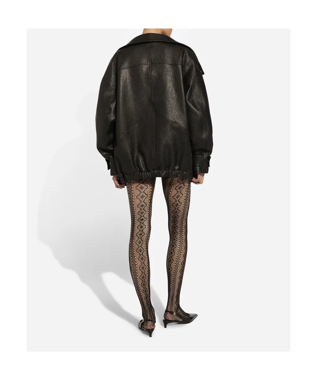 Dolce & Gabbana Oversized Biker Jacket
