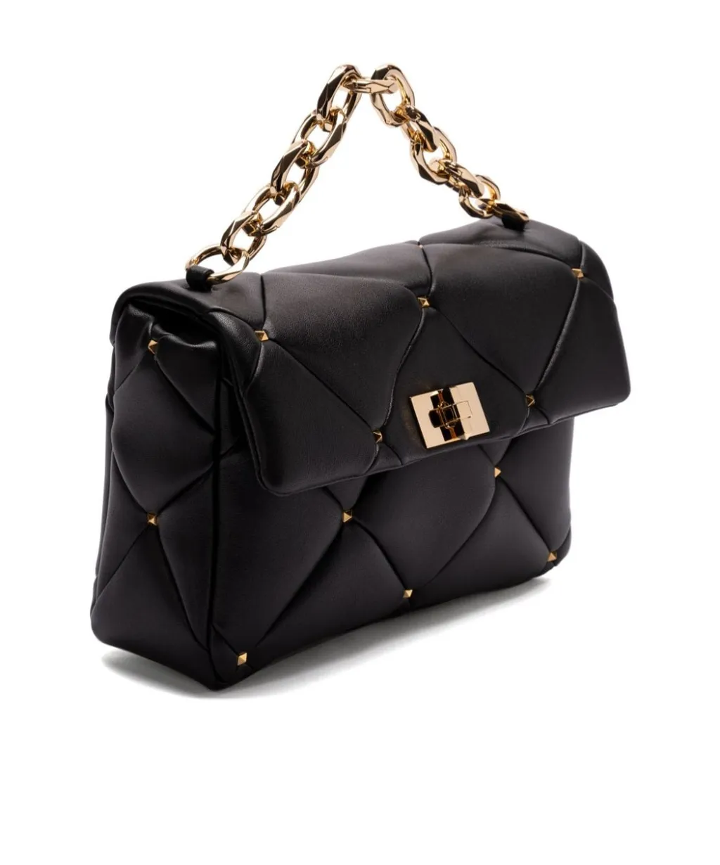 Valentino	Garavani Roman Stud Foldover Top Shoulder Bag
