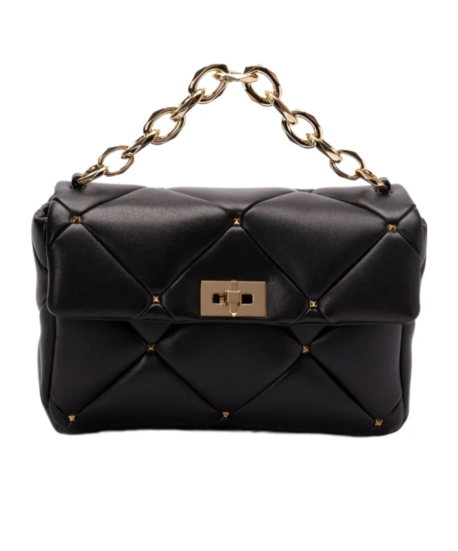 Valentino	Garavani Roman Stud Foldover Top Shoulder Bag