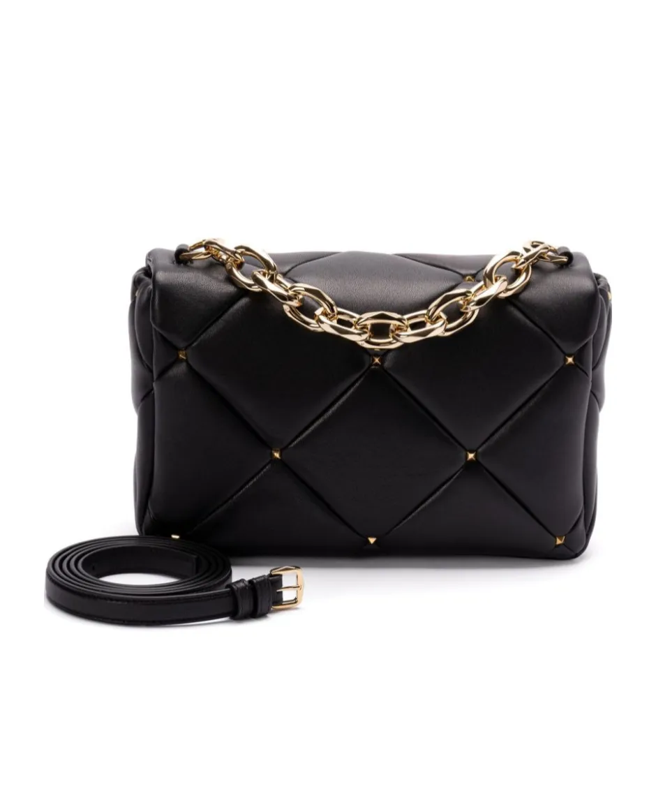 Valentino	Garavani Roman Stud Foldover Top Shoulder Bag