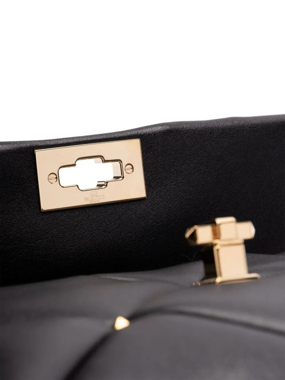 Valentino	Garavani Roman Stud Foldover Top Shoulder Bag