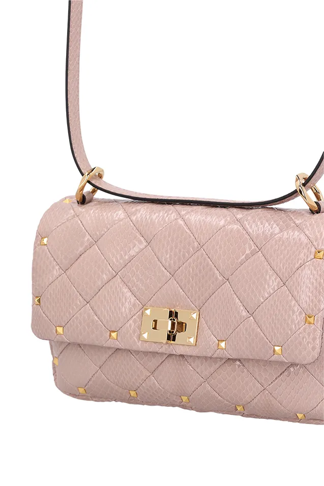 Geometric Detail Shoulder Bag
