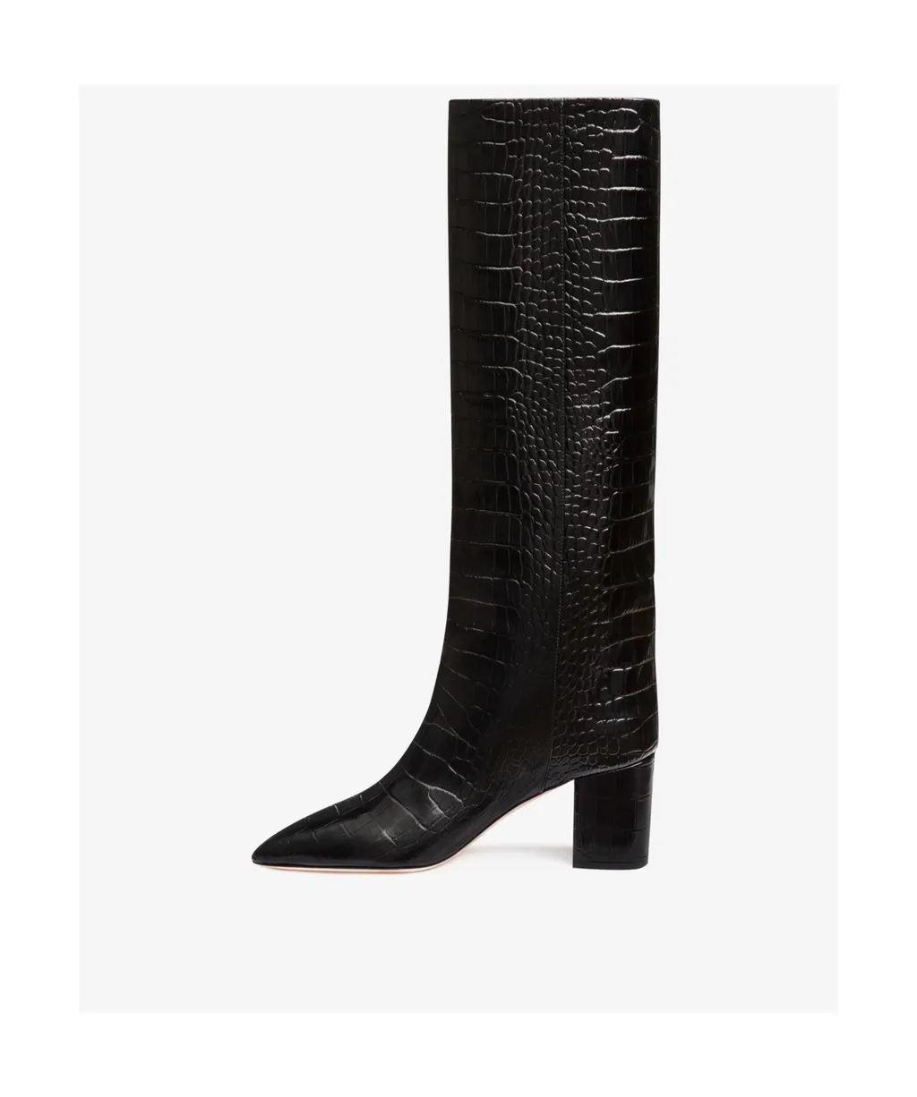 Paris Texas Anja Embossed Knee-Length Boots