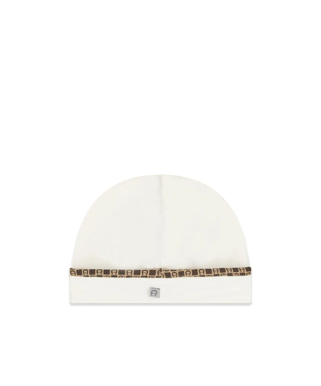 Logo-Print Baby Hat