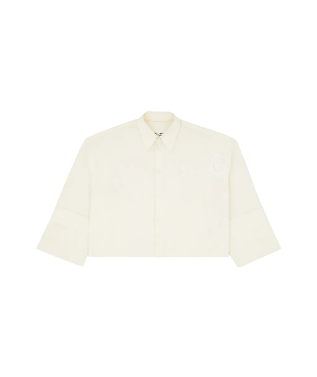 Mm6 Maison Margiela Wide-Sleeved Poplin Shirt