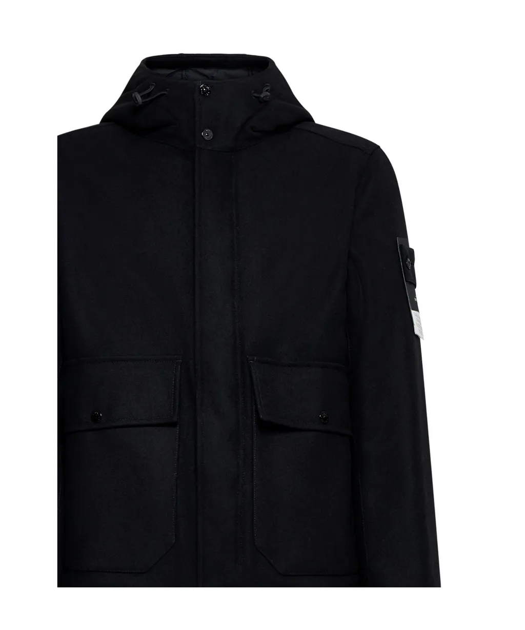 Stone Island Compass Patch Hooded Jacket