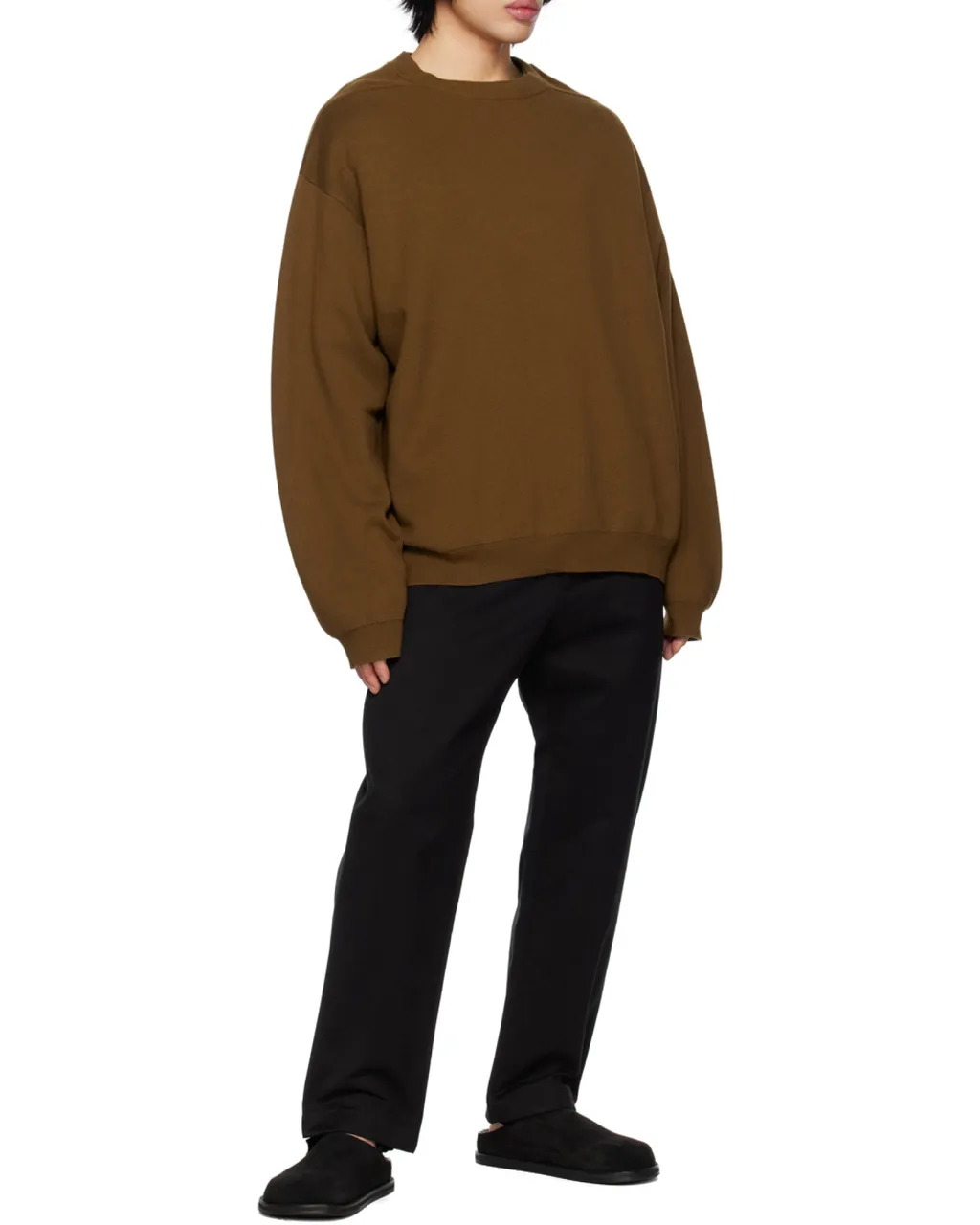 Studio Nicholson Bill Button Detailed Tapered Trousers