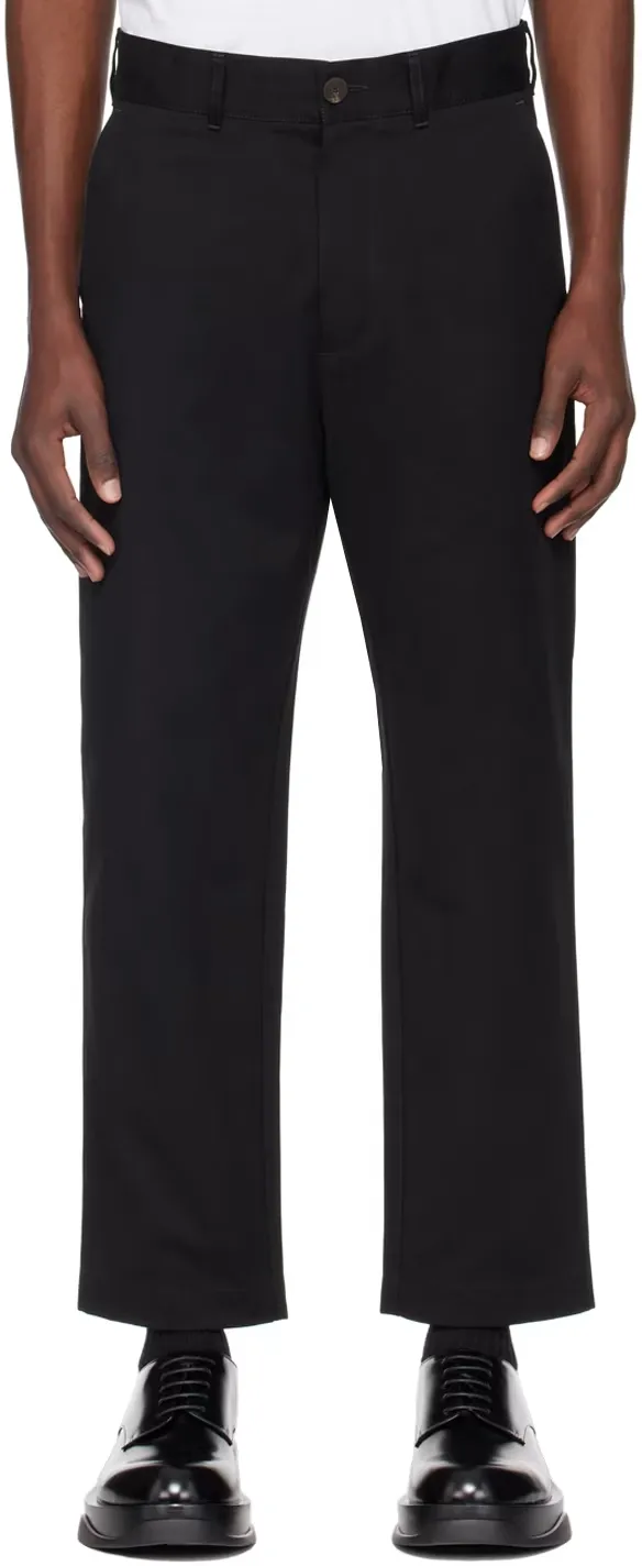 Studio Nicholson Bill Button Detailed Tapered Trousers