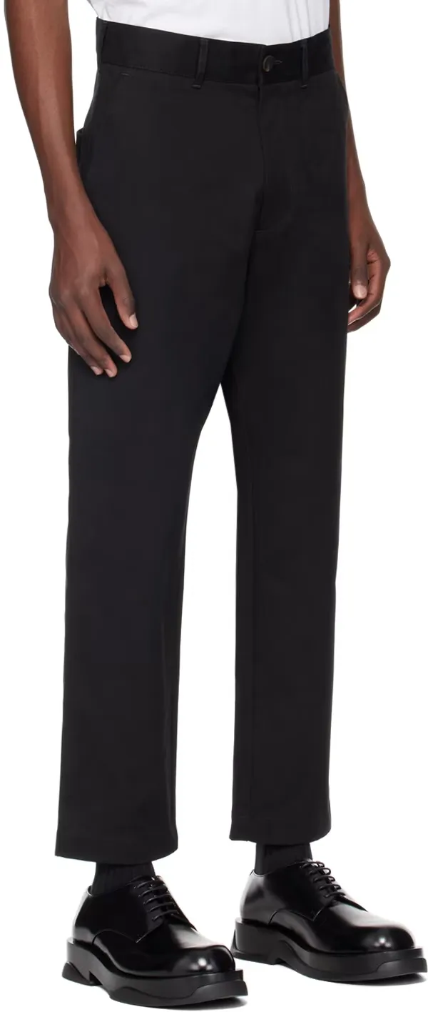 Studio Nicholson Bill Button Detailed Tapered Trousers