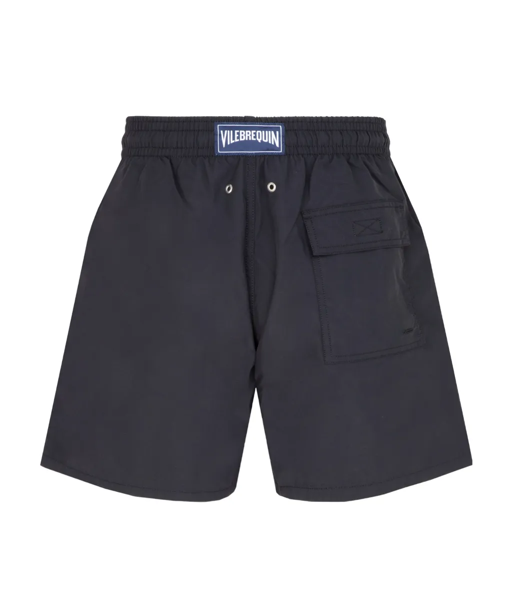 Elasticated-Waist Swim Shorts