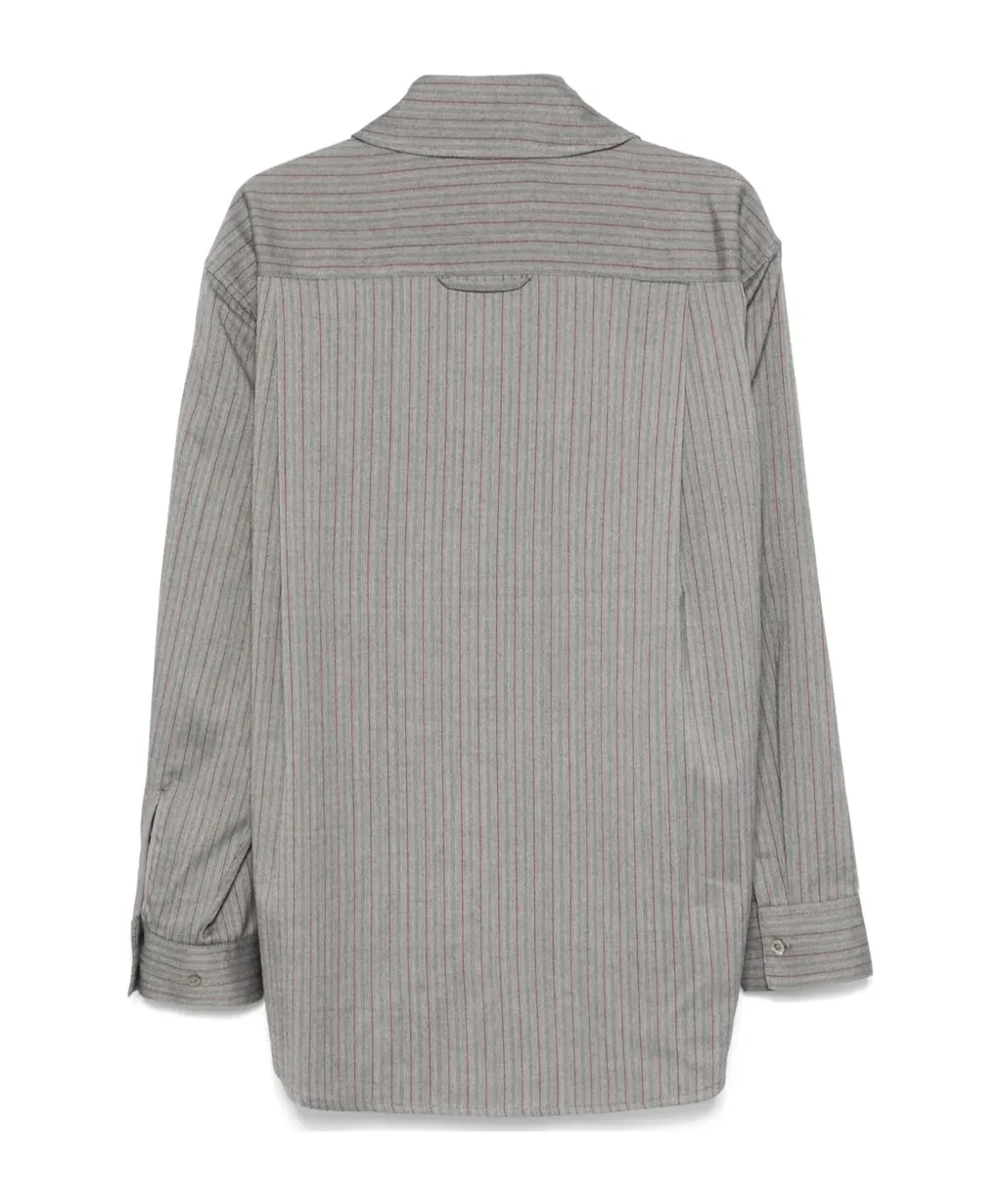 Herringbone-Patterned Shirt