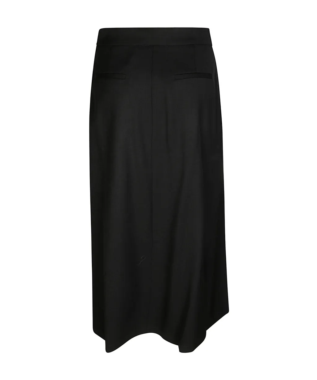 Pleated Midi Skirt