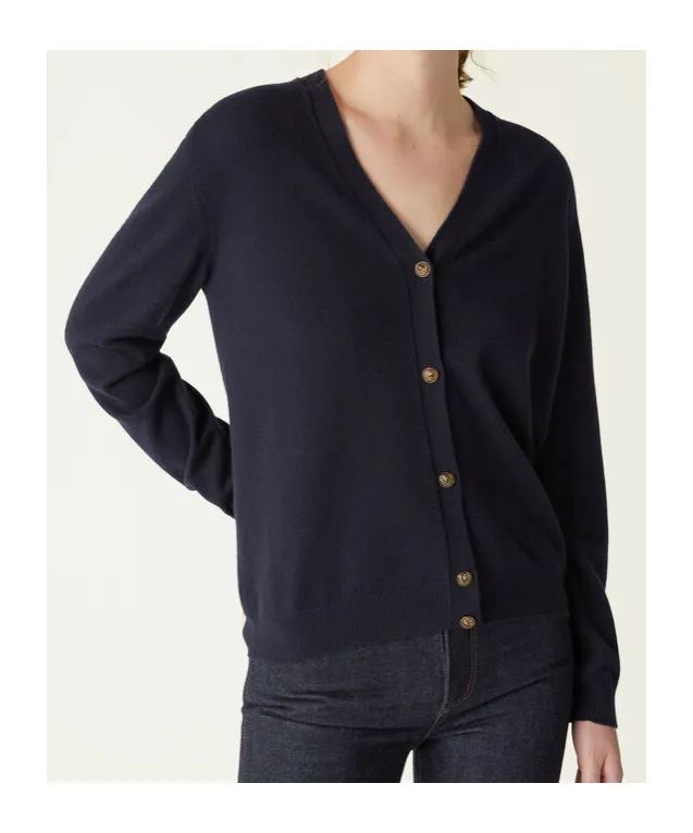 Loro Piana V-Neck Button-Up Cardigan