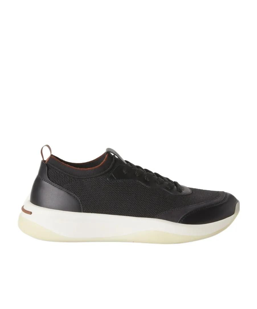 Loro Piana Round-Toe Lace-Up Sneakers